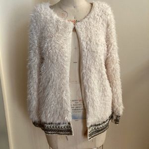 Teddy Bear fur embellished jacket